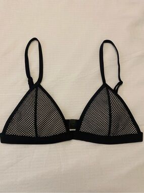 Triangl fishnet bikini top S